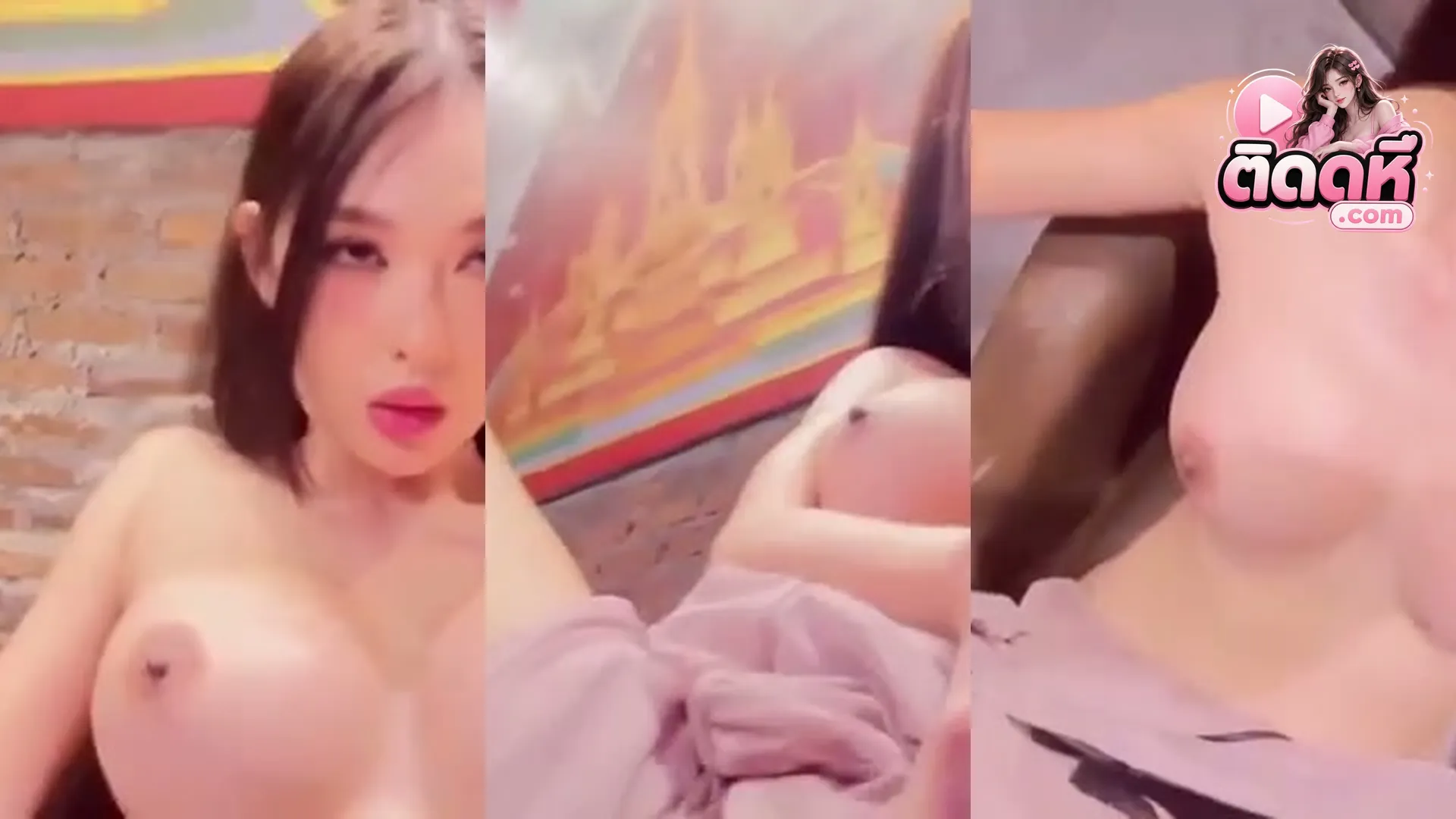 คลิปโป๊ สาวหน้าคุ้นโชว์นมคุยกับเพื่อน ยั่วควยไปมาอย่างเอ็กซ์เห็นแล้วอยากดูด
